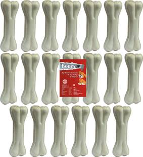 Bones UP Dog Chew Bone 4 inch - 20 Pc Pack , Bones for Dogs to Chew, Dog Bone Chicken Dog Chew