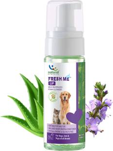 Natural Remedies Fresh Me Up Mild Waterless Foam Cleanser Dry Shampoo for Dogs & Cats 140 ml Pet Coat Cleanser