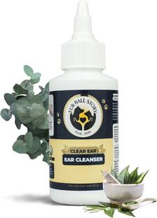 Fur Ball Story Clear Ear Dog Ear Cleaner - Natural Antiseptic Ear Drops for Dogs 50 ml Pet Ear Cleanser