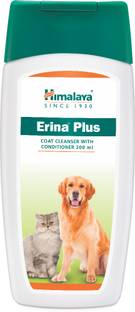HIMALAYA Erina Plus Coat Cleanser with Conditioner I For Skin Hygiene I 2 in 1 Formula 200 ml Pet Coat Cleanser