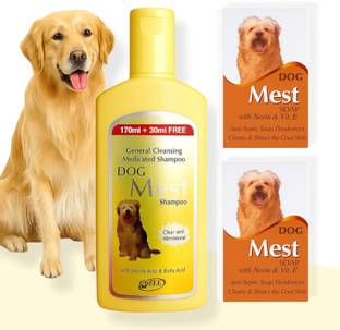 Zee Dogmest shampoo conditioner Flea and Tick, Anti-itching 350 ml Pet Coat Cleanser