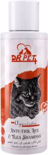 DR PET PLUS Luxury Professional Natural Anti Tick Lice & Flea Shampoo For Cat & Kitten 100 ml Pet Coat Cleanser
