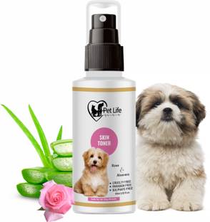 Pet Life Skin Toner Spray For Dog | Skin Allergy, Redness, Itchiness, Fungal Infection, 60 ml Pet Coat Cleanser