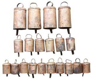 OnlineCraft cow bell 20 pcs Pack of 20