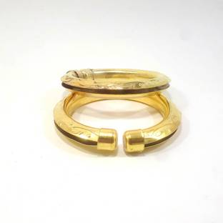 AAGAAZ Kada/payal/painjan for Cow Calf,Buffalo,Bull,Oxen & Horses - (1 Pair) Plain Cow Collar Charm