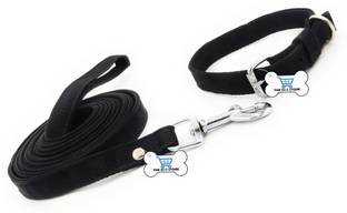 THE DDS STORE Dog Collar and Leash Dog Belt Combo Specially for Medium Breeds Dog & Cat Collar & Leash