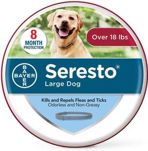 Bayer Seresto Flea and Tick Collar for Dogs, 8 Month Protection,under 8 kg Dog Dog Anti-tick Collar