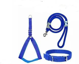 Cocker Cocker Harness PP Collar Rope Black Set Dog & Cat Harness & Leash