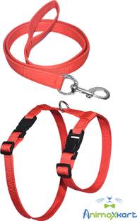animoxkart Dog PVC Body belt & Leash , Medium - Heavy Dog & Cat Harness & Leash