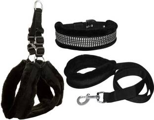 Pet Club51 Dog Harness, Collar and Leash Combo Set (Recommended for 5-15KG PET) Dog Harness & Leash