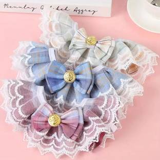 Pet Guard Adjustable Pet Festival Accessories Fancy Dog Collar for Puppy and Kitten Lace Dog & Cat Show Collar