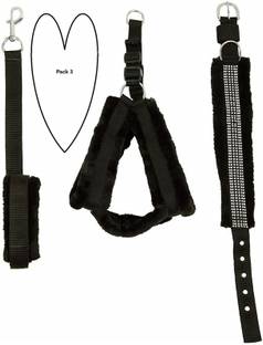 Aftra Combo Pack Soft Comfortable Breakaway Closure Dog & Cat Harness & Leash