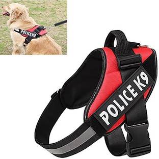 Hachiko Dog Police K9 Body Belt Padded Harness No Pull Harness | Adjustable Strap Dog Standard Harness