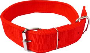 AIK INDIA Dog Red Neck Collar Belt 0.75 inch Especially for small breed dogs Dog Everyday Collar