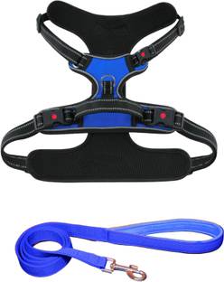 ALCAZAR Dog Chest Belt No Pull Harness (Recommended for 35+KG Dogs) Dog Harness & Leash