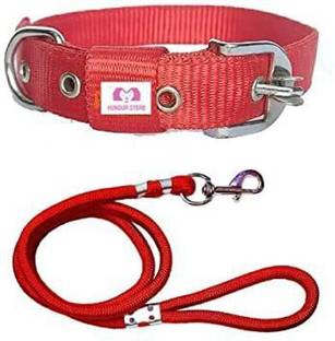 Hundur Store Dog Neck Collar Belts and Rope Set Waterproof For All Dog & Cat Collar & Leash