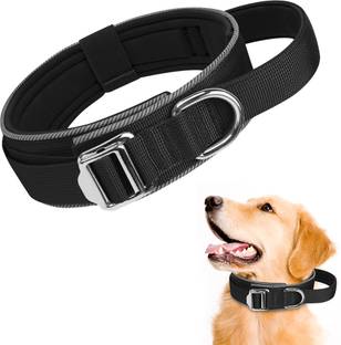 gustave Dog Collar with Control Handle D Ring Reflective Adjustable for 30-50kg Dogs Dog Collar & Leash