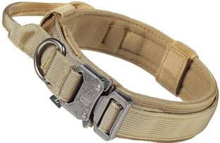 Pet a pet Tactical Military Reinforced Nylon with Safety Handle and Buckle Dog Everyday Collar