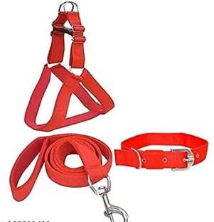 Petlia Body Belt Collar Training Lead Dog Leash Padded Nylon Set Combo Small Dog Harness & Leash