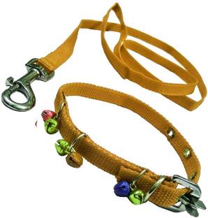DRK Shop Mart Nylon Puppy Dogs, goat, Bakri, rabbit, khargosh Collar Belt and Leash small 160 cm Dog Chain Leash