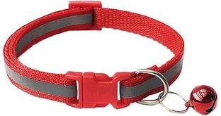Litvibes Cat collars Watermelon Red With Bell & Reflective Design,Kitten & Puppies Dogs Cat Break Away Collar