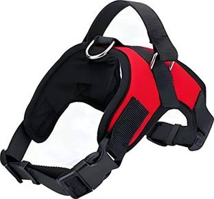 Hurrypets Dogs Nylon Padded Adjustable Breathable No-Pull Choke Free Training Belt Dog Standard Harness