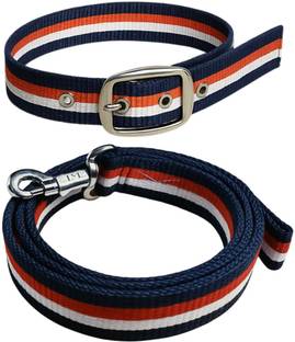 Om Leather Product OLP High-Quality Nylon Dog Leash & Collar for Extra Large Dogs Dog Collar & Leash