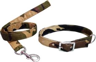 ALCAZAR Premium Quality 3D Army Printed Dog Collar & Leash (Recommanded for 15-25KG PET) Dog Collar & Leash