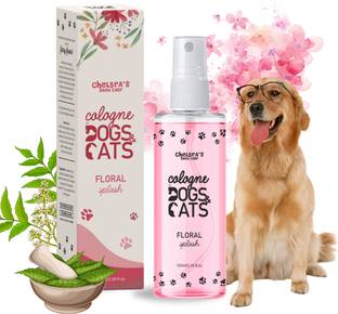 Chelsea Cologne Dog Perfume Spray For Golden Retriever Dog | Pet Deodorizer, Shine Coat, Long Lasting Fragrance with Floral Splash Spray | Maintain Overall Hygiene, Cologne