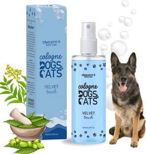 Chelsea Cologne Dog Perfume Spray For German Shepherd Dog | Maintain Overall Hygiene, Long Lasting Fragrance with Velvet Touch Spray | Pet Deodorizer | Shine Coat, Cologne