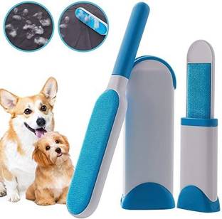 Rhydin Double-Sided Pet Fur and Lint Remover With Self-Cleaning Base Basic Comb for  Dog & Cat