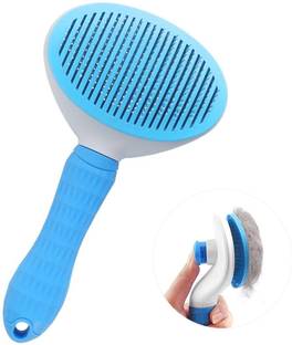 asija makeovers Pet Grooming & Cleaning Slicker Brush Self Cleaning Hair Brush For Dogs Cats Basic Comb for  Dog, Cat
