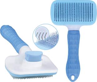 Papa Pawsome Self Cleaning Slicker Brush for Dogs & Cats | Suitable for All Breeds & Coats Slicker Brushes for  Dog