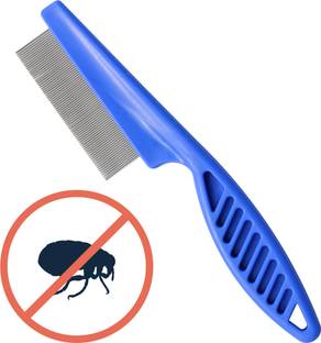 S.Blaze Pet Grooming Ticks, Flea Remover Hair Comb Blue Plain/ Bristle Brushes for  Cat, Dog