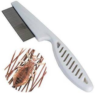 SUPER Tick Comb Tools to Treatment & Remove Fleas, Mites, Dandruff Flakes Wire-pin Brushes for  Dog & Cat