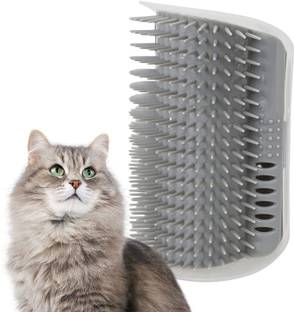 Picckola International Soft Grooming Brush Massage Combs for Short Long Fur Cats (Pack of One) Plain/ Bristle Brushes for  Cat