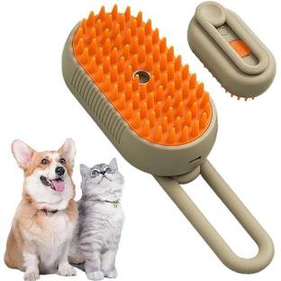 SIOPAWORLD One-Touch Spray Pet Hair Removal Electronic Comb for Dog & Cat, Horse, Rabbit Electronic Comb for  Cat, Dog, Horse, Rabbit, Monkey