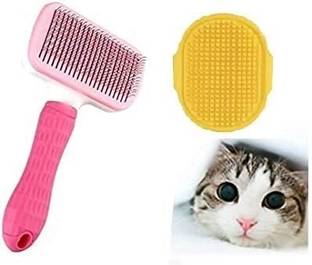 TrendKart Cat Grooming Hair Brush - Cat Hair Comb - Persian Cat Comb Brush ( MultiColor ) Slicker Brushes for  Cat
