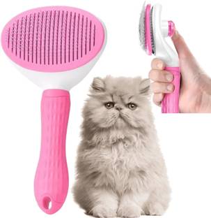 ट्रेंडकार्ट Cat Brush & Comb - Cat Hair Brush - Cat Grooming Brush ( Multicolor ) स्लिकर ब्रश फॉर  कैट