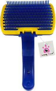 jazzyhood Self-Clean Push Button Dog Hair Brush - Remove Loose Hair & Promote Healthy Coat Slicker Brushes for  Dog