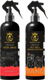 Royal Pets Stay Away Spray and Area Odour Control Spray for Dog and Cat Deodorizer
