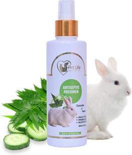 Pet Life Antiseptic Freshener Spray For Small Pet/Rabbit |Body Bad Odor, Coat Smell, Safe Deodorizer