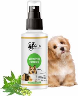 Pet Life Antiseptic Freshener Spray For Body Bad Odor, Dog Coat Smell, All Dog Breed Deodorizer
