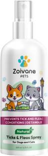 Zoivane Tick and Fleas Spray for Dog and Cat Deodorizer