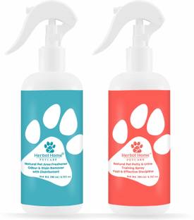 Herbal Home Pet Potty Training 200 ML And Pet Area Freshener 200 ML Deodorizer