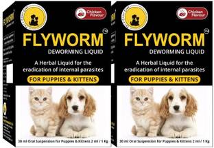 Tail & Collar Club flyworm deworming syrup pack of 2 Pet Dewormer
