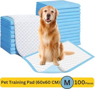 PH TIDY Pet Training Pads with Quick Drying Surface and Absorbent Core | (60x60 CM) Disposable Dog Diapers