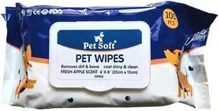 Hachiko Pet Soft Tissue Pet Wipes ( 100 pc ) Pet Tissue Wipes Pet Ear Eye Wipes Pet Ear Eye Wipes