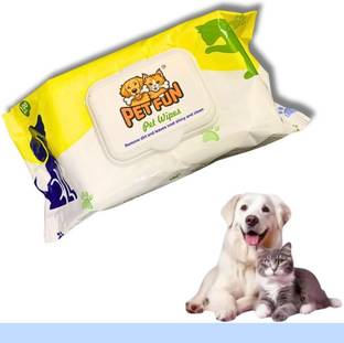 Petfun Pet Fur Hygiene Wipes Pet Ear Eye Wipes