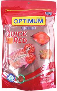 pcg Optimum Cichlid Quick Red Small Pellet Fish Food ,300G 0.3 kg Dry Young Fish Food